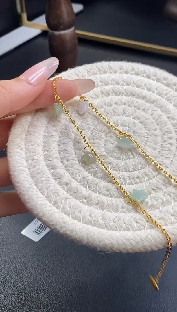 颈饰银S925镶嵌翡翠12969多样性发一