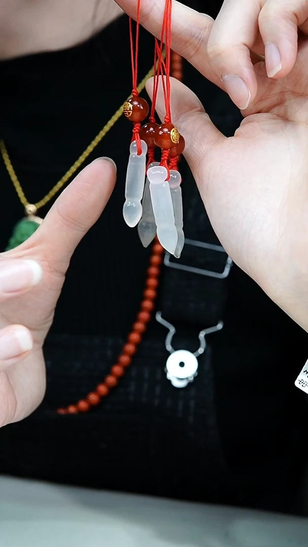 未镶嵌车挂玛瑙/玉髓玉髓手机挂