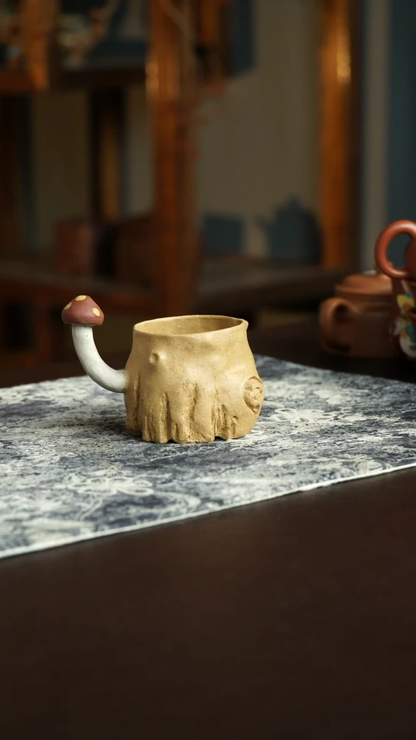 茶杯紫砂42号宜兴紫砂原矿作品