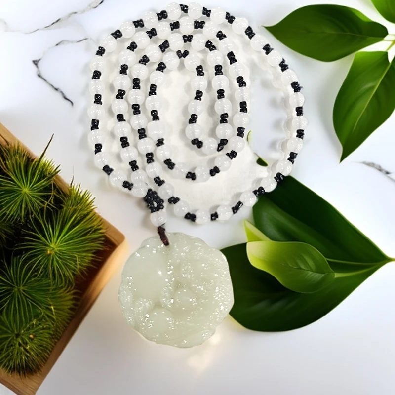 非金属树脂项链 白色佩饰项链 KX-888