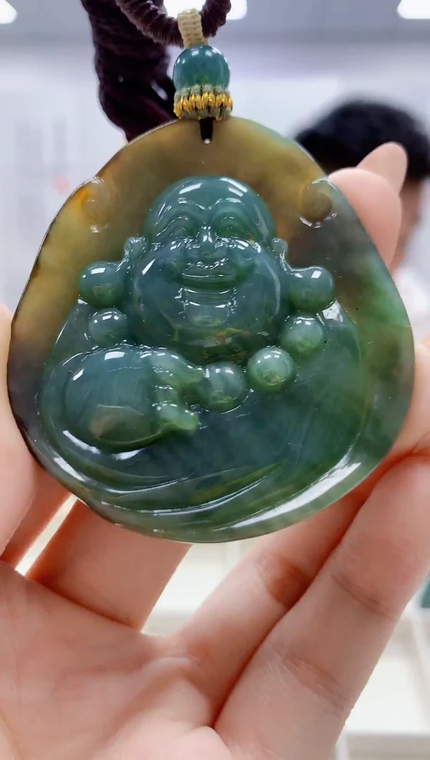 未镶嵌定制翡翠5028jw-毛货挂件26