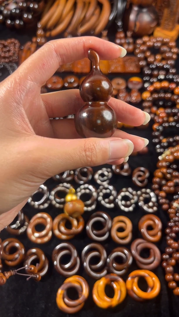 枣木雷击枣木玉化葫芦6公分