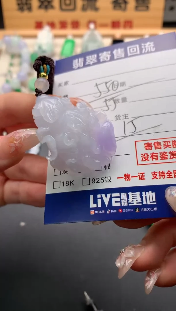 翡翠未镶嵌颈饰10137279