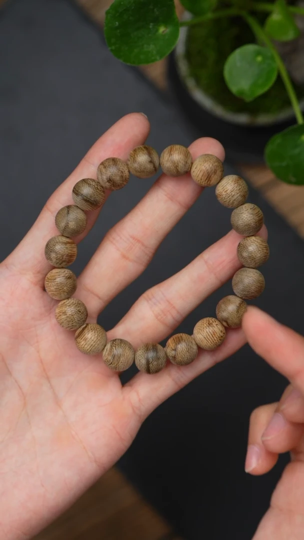 手串沉香L529-5文莱蛇皮纹11.5/9g