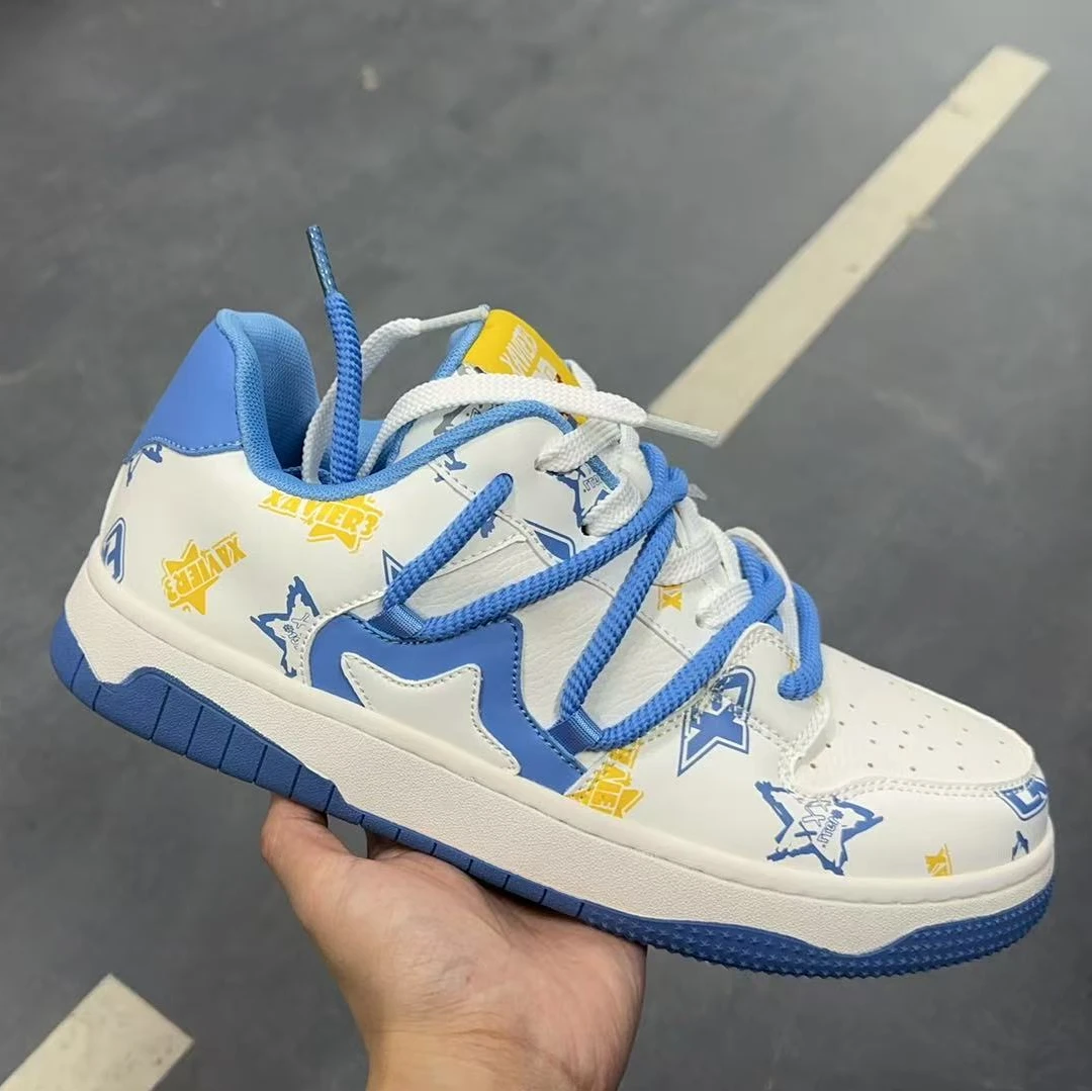 小众设计休闲百搭时尚潮流耐磨低帮板鞋男女同款X004[Y/C]