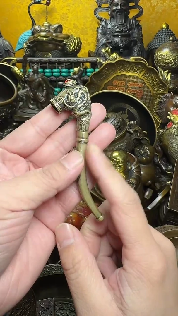 铜器摆件收收藏藏