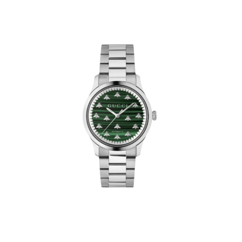GUCCI/古驰腕表 精钢表带  绿色表盘 YA1264176
