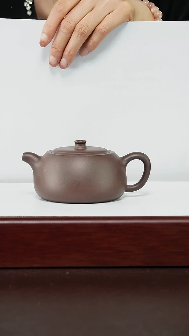 茶壶紫砂底槽青250毫升
