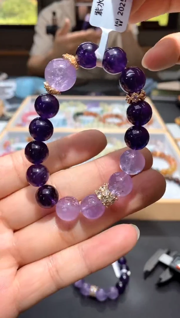 水晶手链未镶嵌紫水晶手链