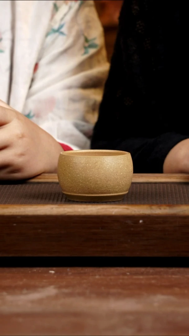 茶壶紫砂四号井墨绿泥鼓杯100CC