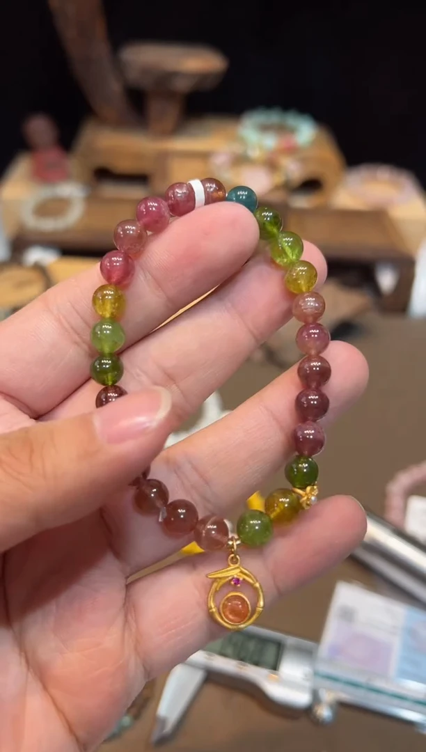 【闪购商品】碧玺手链未镶嵌手饰@@F2094