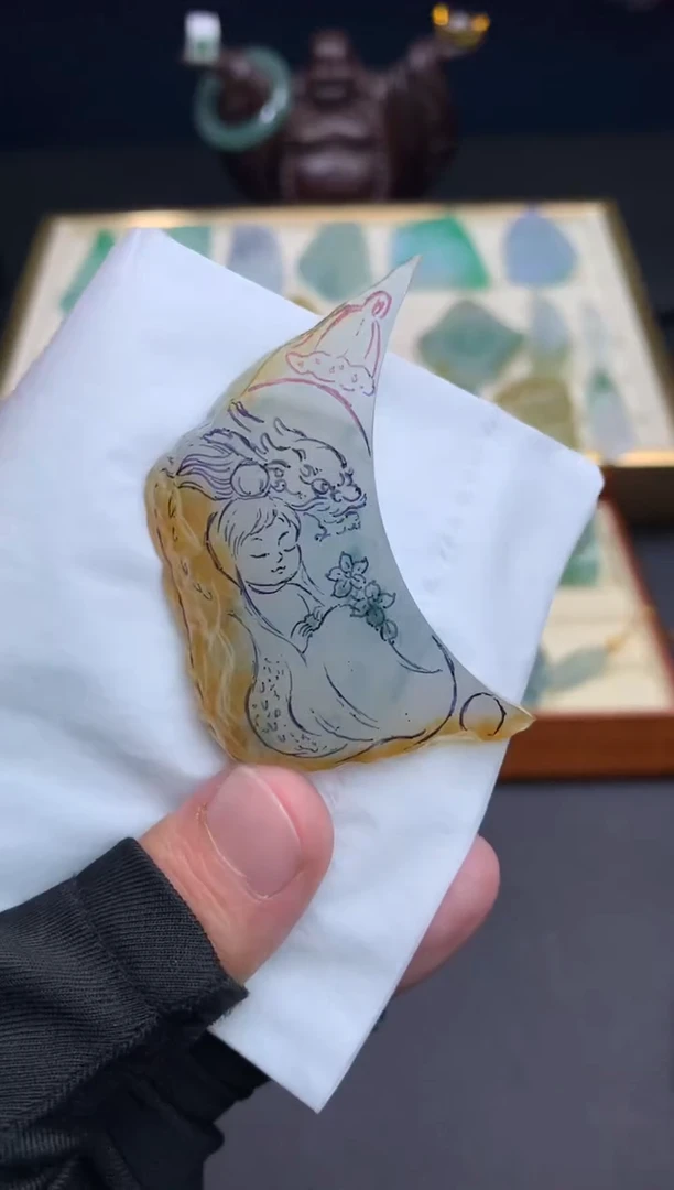 未镶嵌定制翡翠t****2天然翡翠裸石（包工）