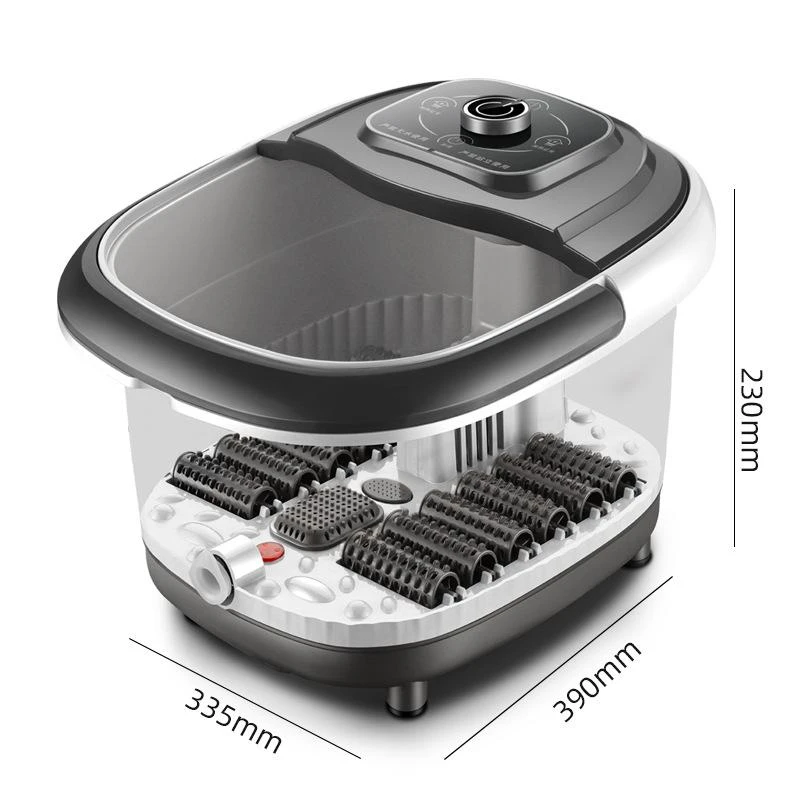 足浴盆家用多功能加热足底足部按摩器仪泡脚桶洗脚盆泡脚桶