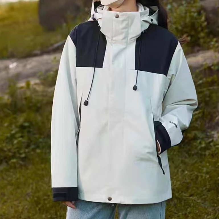 【艾萱萱】23657款防风防水爬山外套男女同款 约71