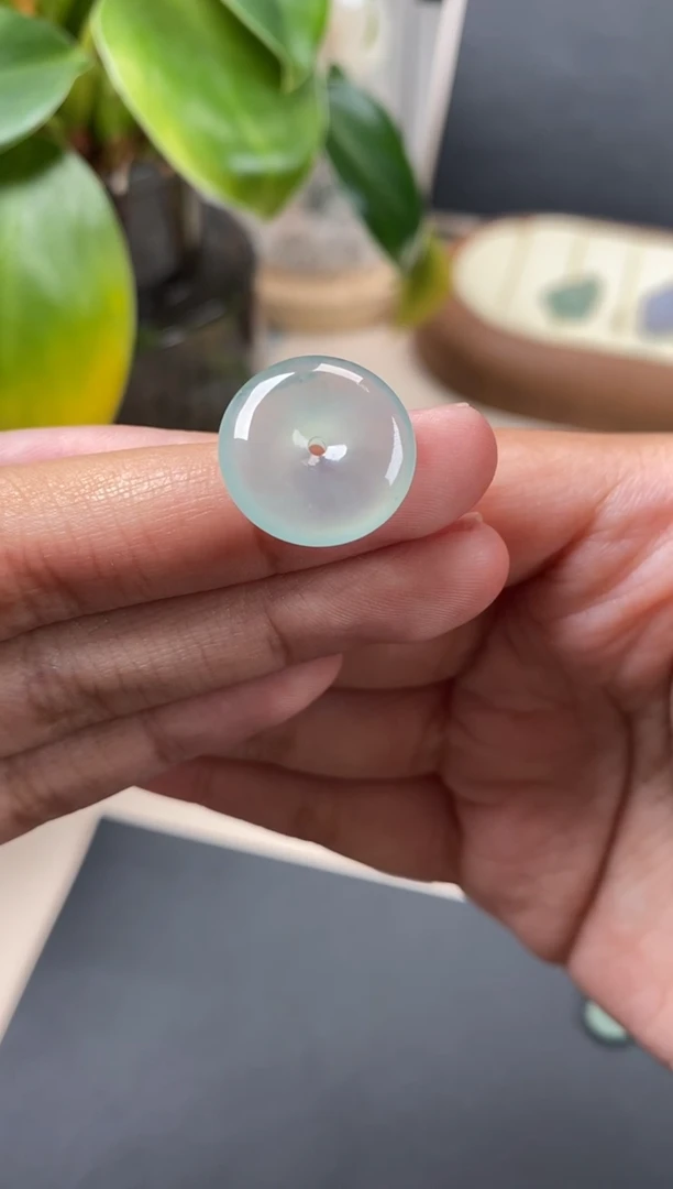 【闪购商品】翡翠颈饰未镶嵌翡翠冰晴平安扣