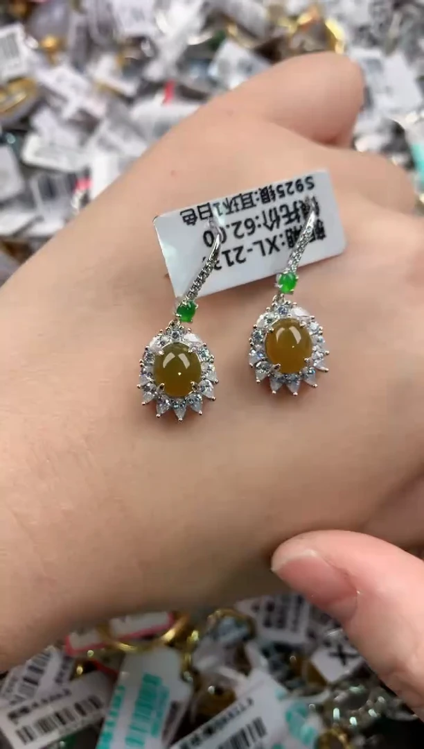 银S925镶嵌戒指翡翠121212---1