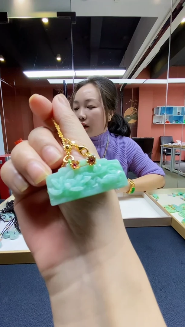 颈饰未镶嵌翡翠翡翠吊坠