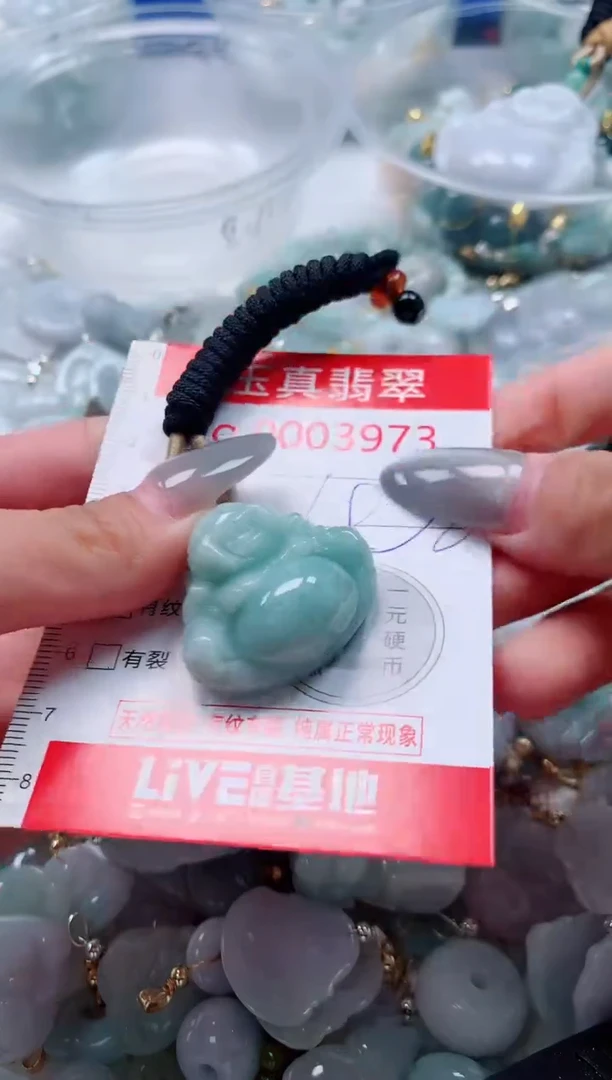 吊坠(不含链)未镶嵌翡翠3973
