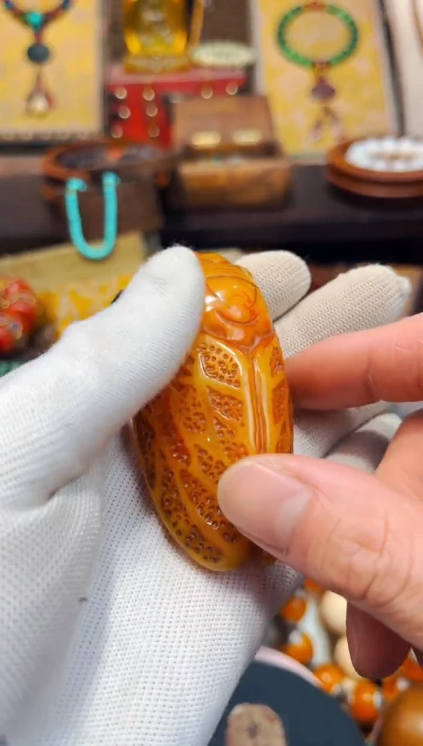 【闪购商品】蜜蜡裸石未镶嵌Q瑞哥专属高端精品33