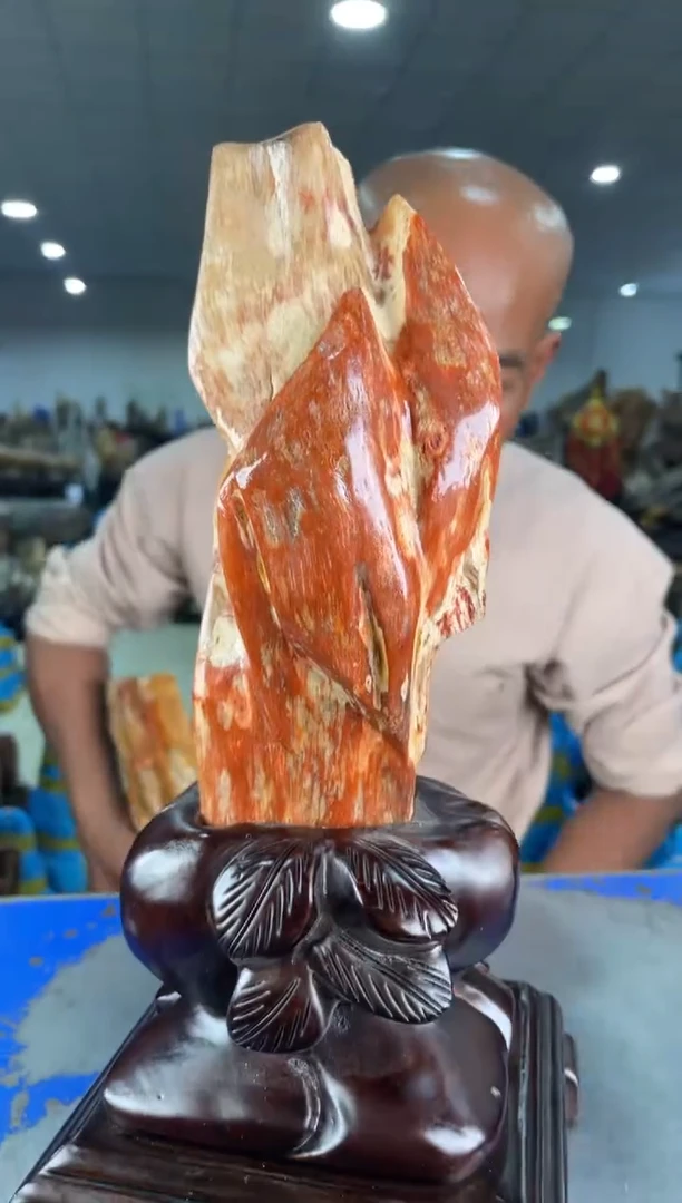 【闪购商品】硅化玉摆件未镶嵌106