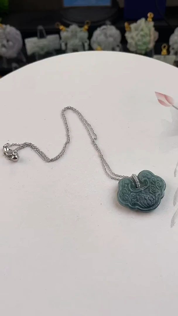 颈饰未镶嵌翡翠定制翡翠