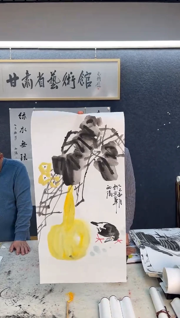 国画李西W花鸟两平尺