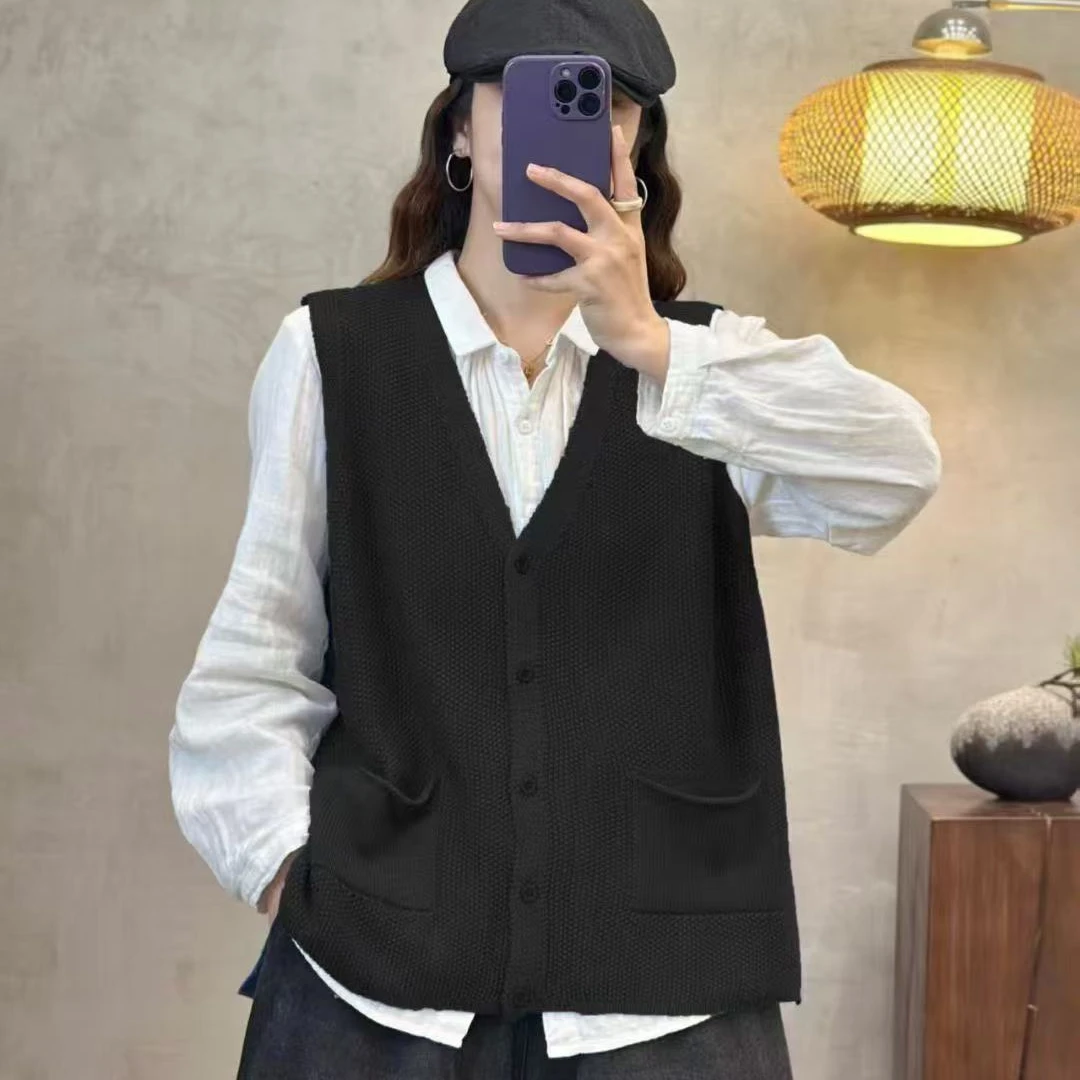 524针织马甲 八色 均码