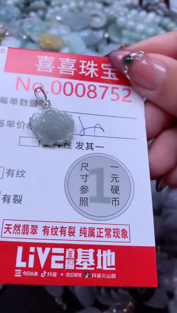 颈饰未镶嵌翡翠8752