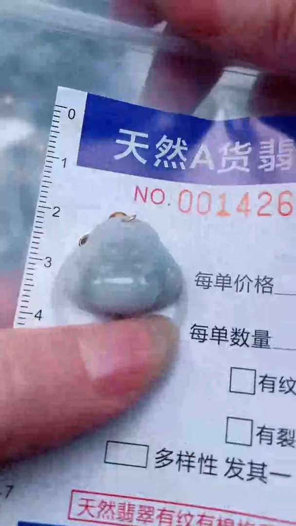 翡翠未镶嵌吊坠(不含链)1