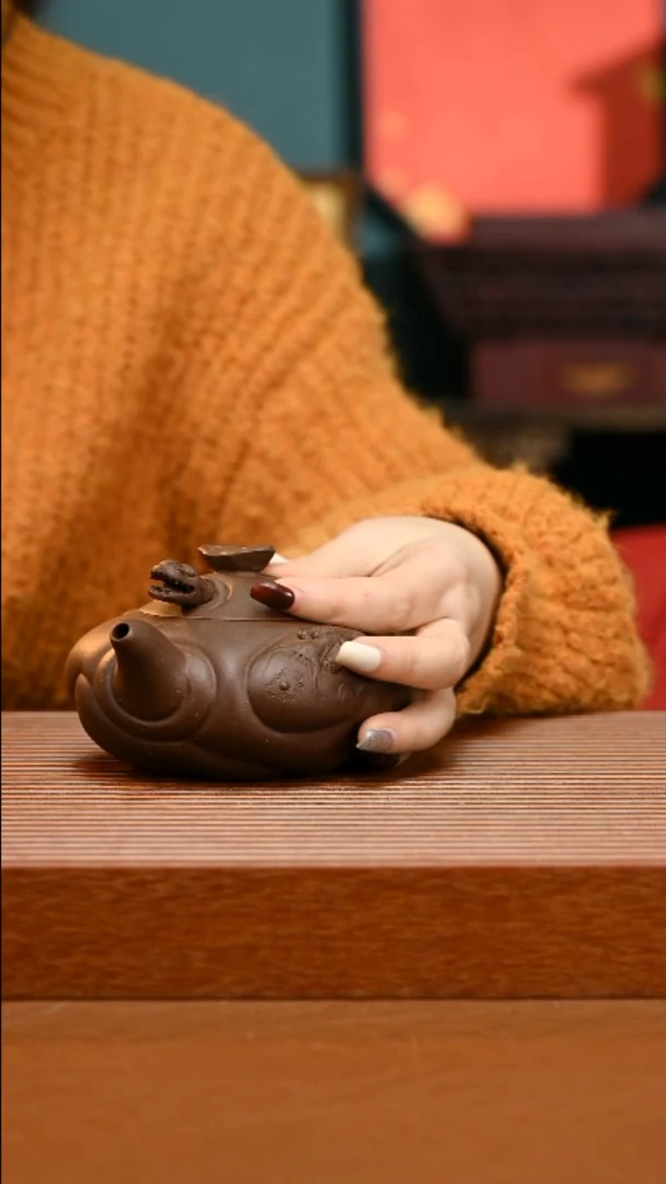 茶壶紫砂精工鱼化龙507