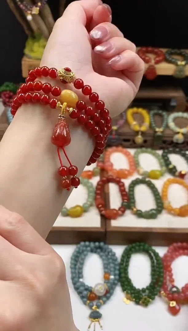 未镶嵌玛瑙手饰3圈