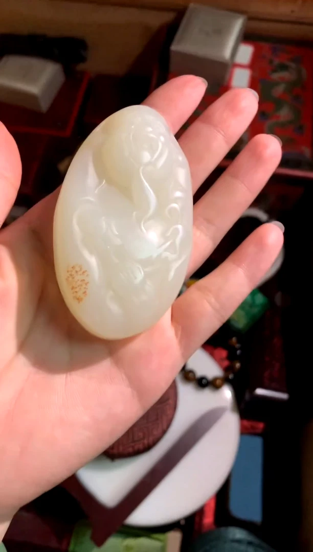 未镶嵌和田玉（子料）摆件润玉潭精品专属摆件