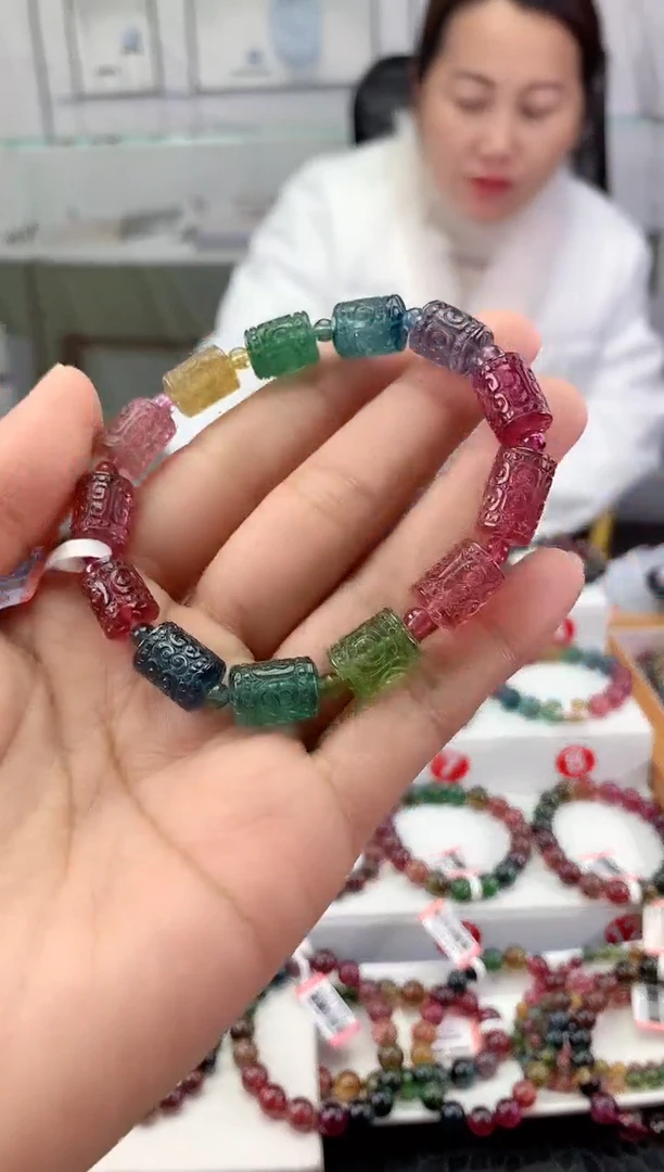 未镶嵌手链碧玺 多样性发一条