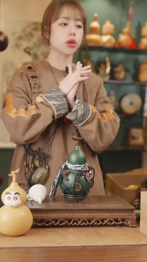 【闪购商品】23号精品天然大漆工艺防渗内胆酒葫芦~