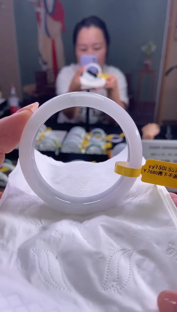 未镶嵌手镯翡翠55.2圈口d
