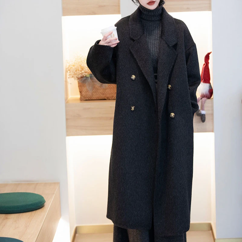 不用，648~698编号）双面羊毛韩版女士外套（撤柜样衣，默认微瑕）