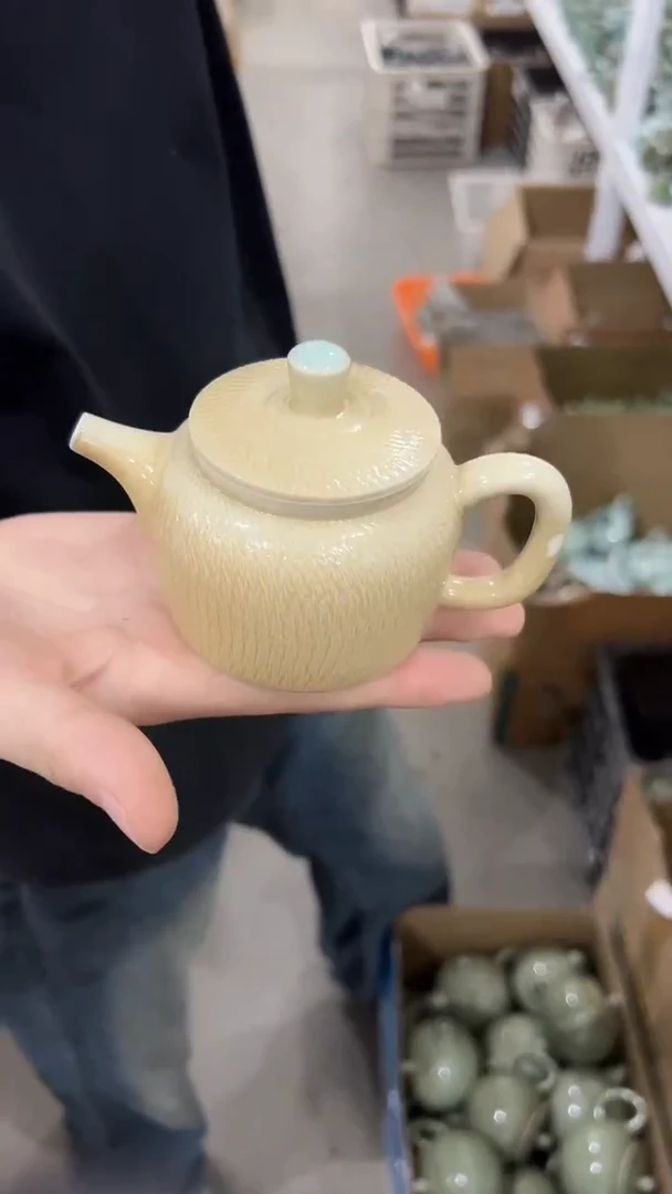龙泉云间青瓷小米茶器