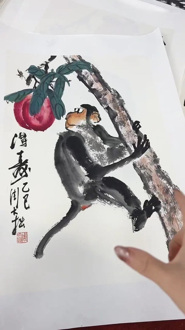 国画周大拙/国画/花鸟