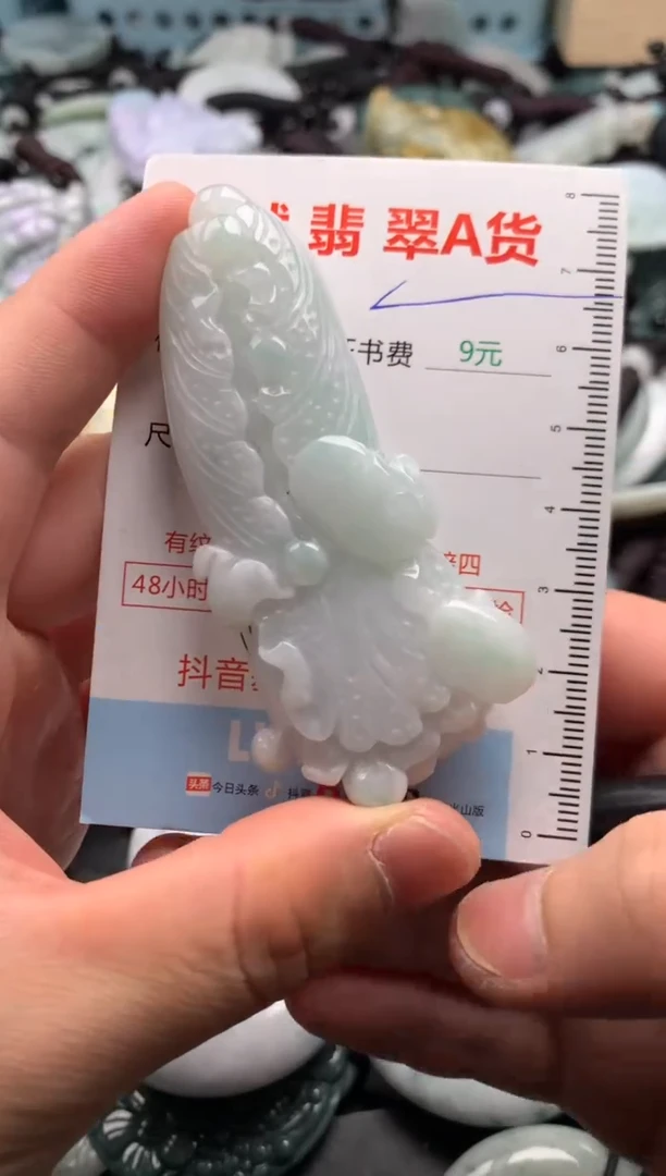 翡翠未镶嵌吊坠(不含链)1