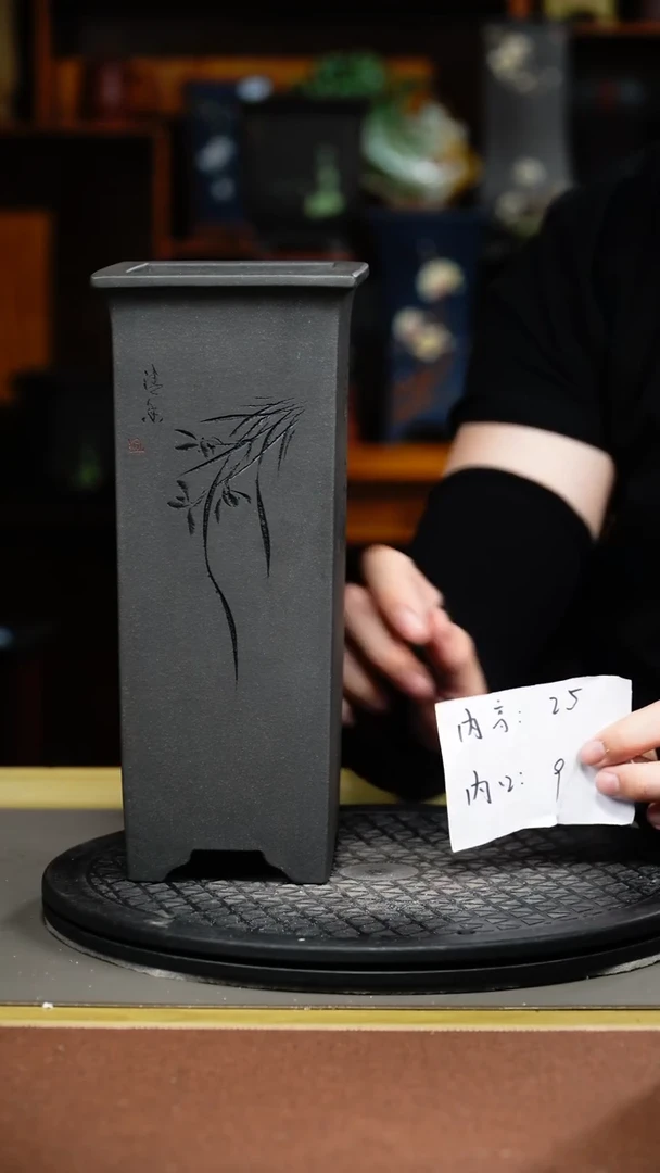 紫砂花盆紫砂花盆