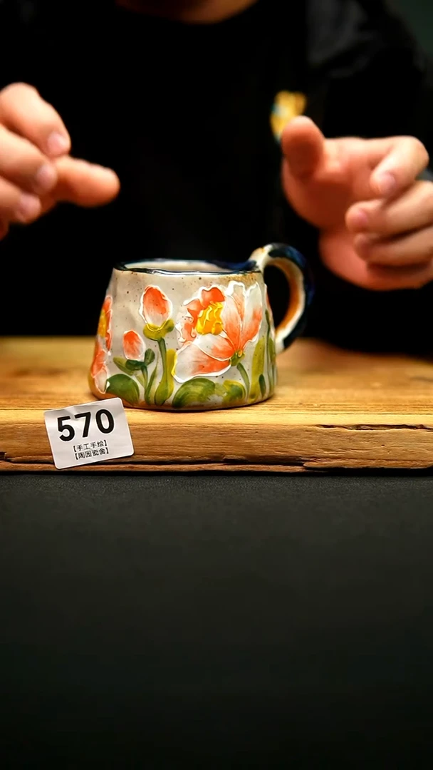 @@陶园瓷舍@@纯手工手绘@高温釉下彩