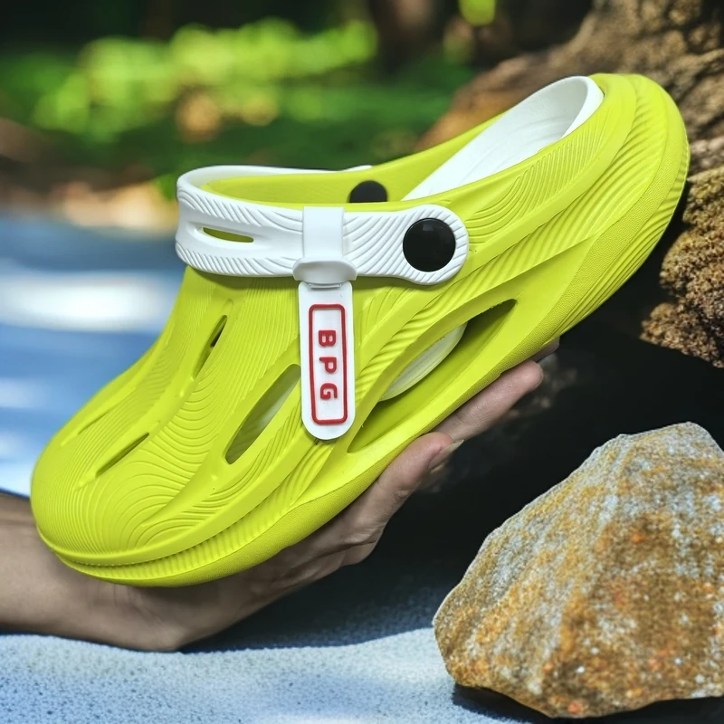 BPG时尚超软洞洞鞋居家户外舒适透气沙滩