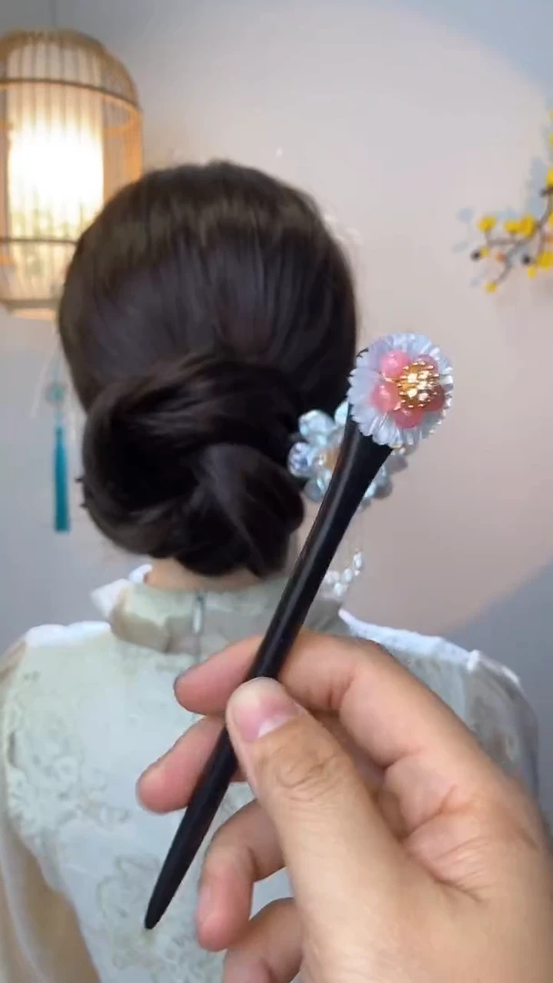 非金属木质美丽发簪