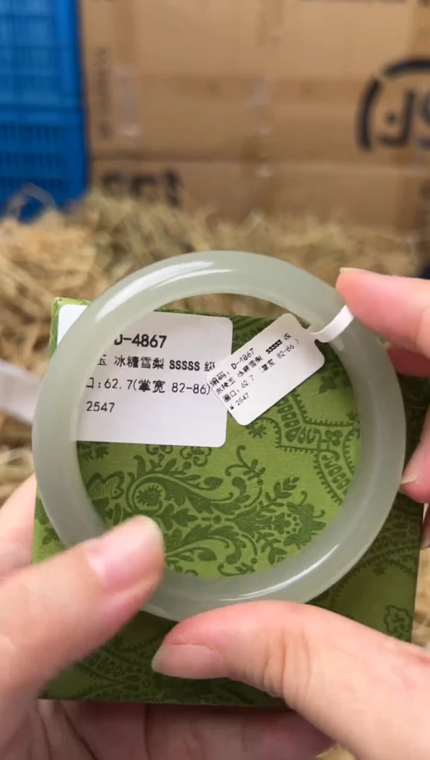 未镶嵌手镯石英质玉D-4867