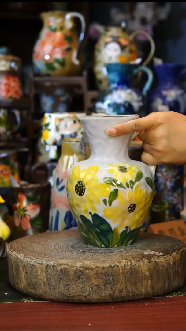 陶瓷229景德镇手工手绘釉下彩