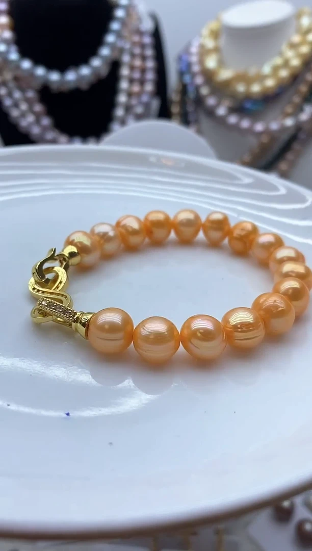 【闪购商品】淡水珍珠颈饰钛钢3