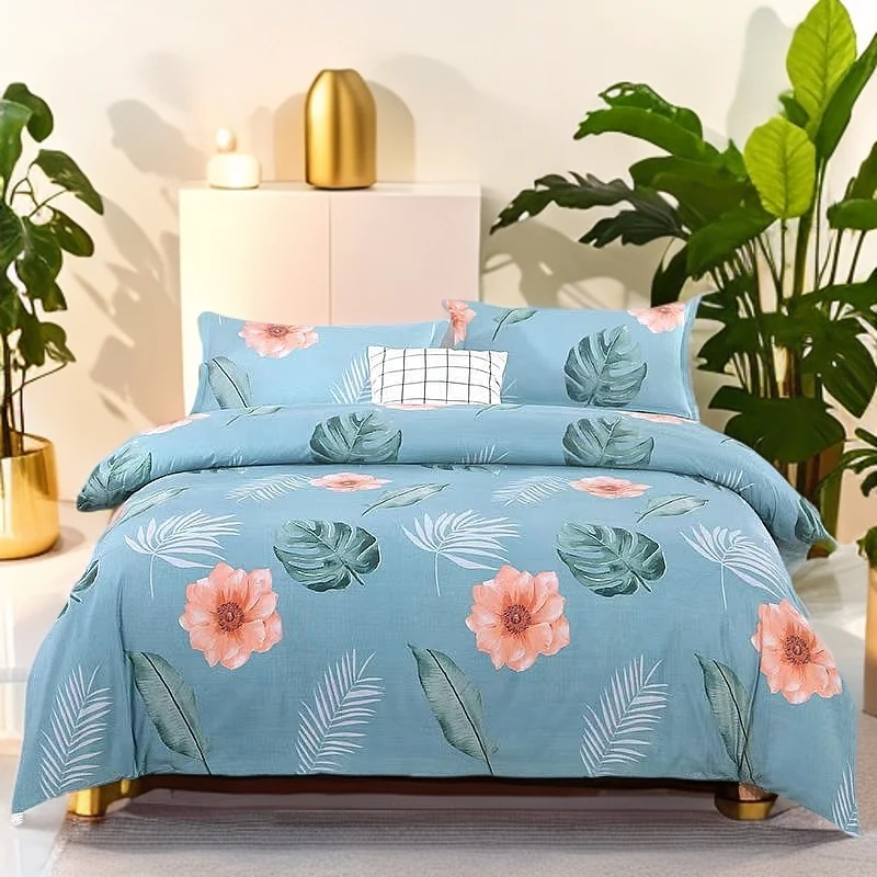 【清仓】斜纹亲肤被罩双人床上2米被套柔软不掉色宿舍单人被子套