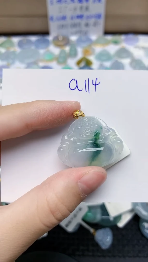 翡翠未镶嵌颈饰天然翡翠A货