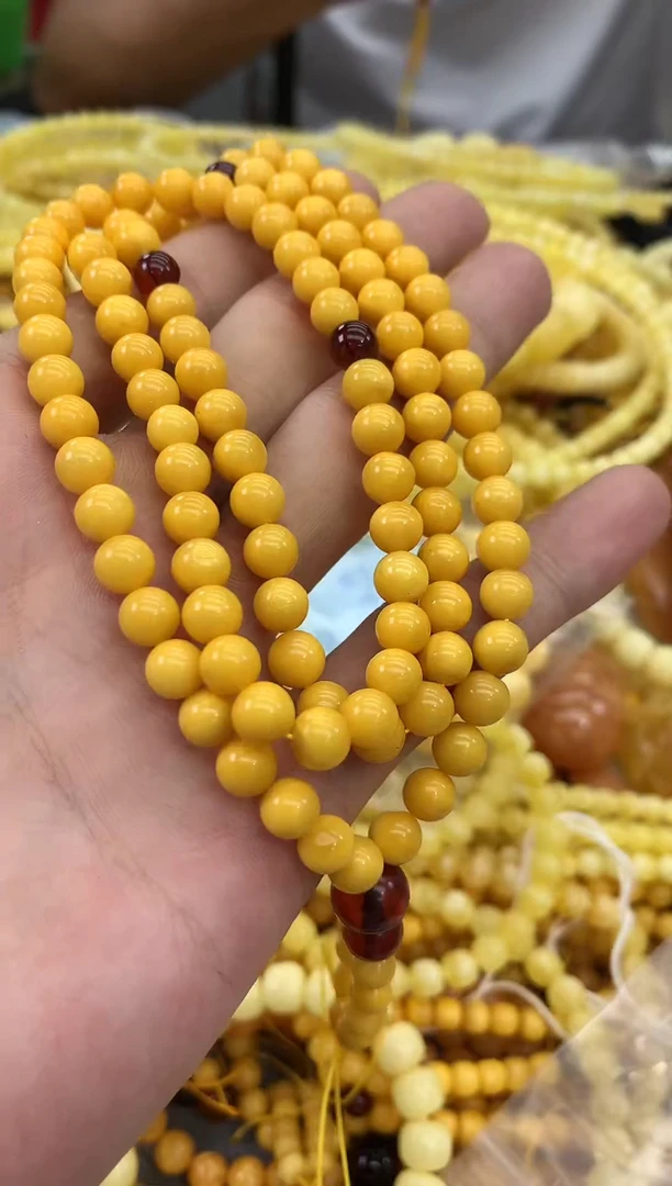 裸石蜜蜡未镶嵌链子