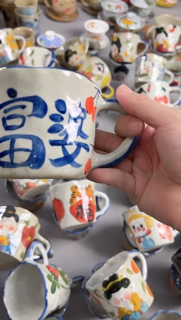【闪购商品】瓷片景德镇手绘高温釉下彩